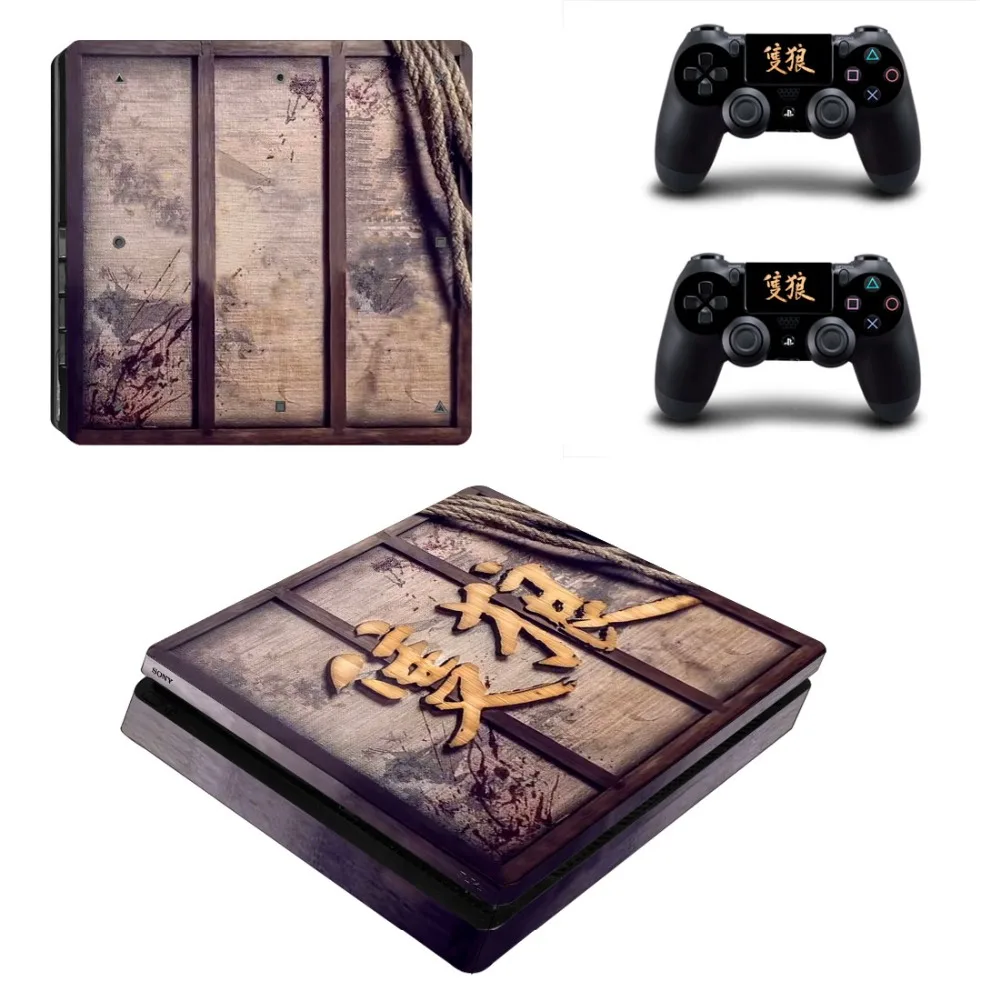 Наклейка Slim Skin для консоли Sony PlayStation 4 и контроллеров наклеек PS4 Виниловая