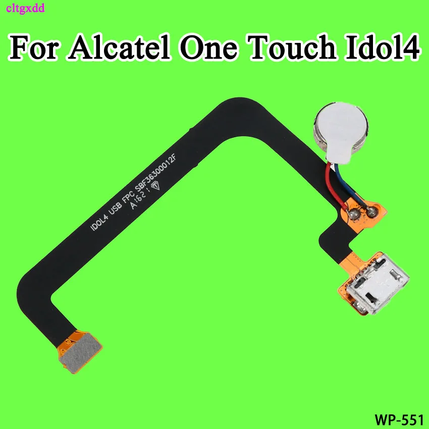 Гибкий USB кабель cltgxdd для док станции Alcatel One Touch Idol 4 Idol4 порт зарядного устройства с