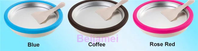 Beijamei Мгновенный Круглый жареный кубик льда машина DIY жарить йогурт сковорода