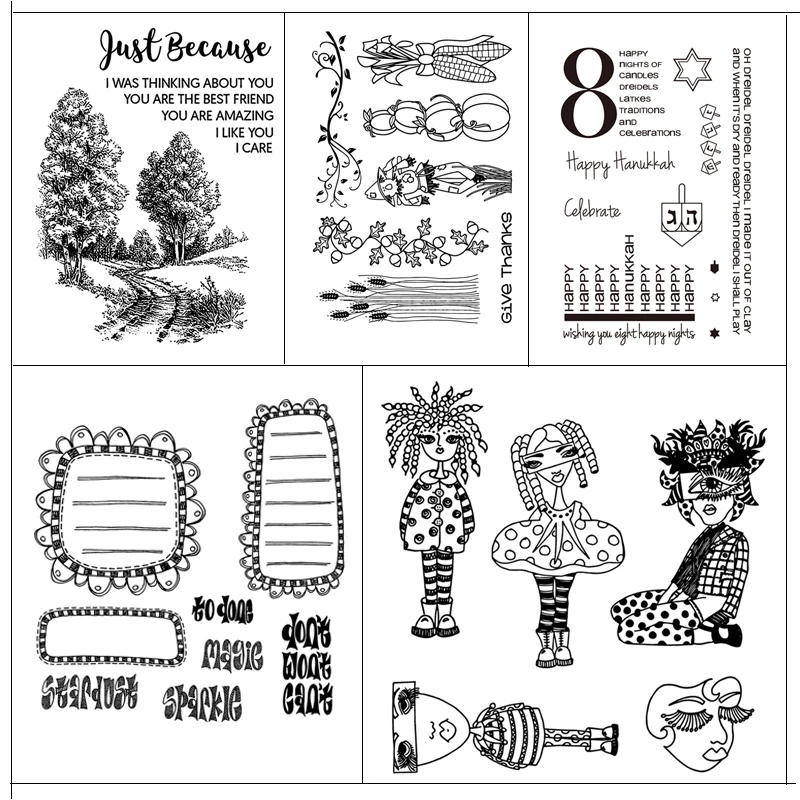 

New collection Transparent Silicone Stamp/Seal for DIY Scrapbooking/Photo Album Decorative Card Making Clear Stamps Supplies