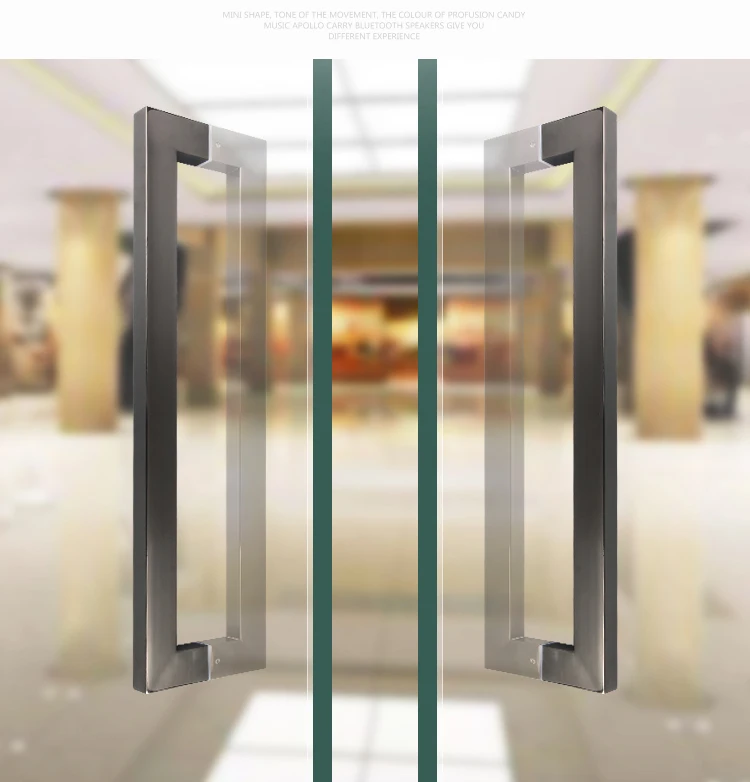 maçaneta grande de aço inoxidável e madeira rosa dourada 600mm