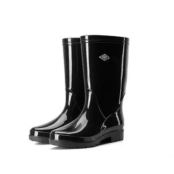 28CM Height Women Fishing Waders PVC Waterproof Rainy Day Fishing Boot Shoes Integrally Molded Women Multipurpose Fishing Waders