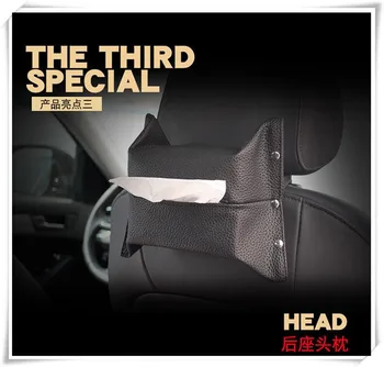 

Car Styling Leather Tissue Box For Fiat Doblo Fiorino Linea Panda Punto Qubo Sedici Stilo 500X 500L 500 C 600 Albea Accessories