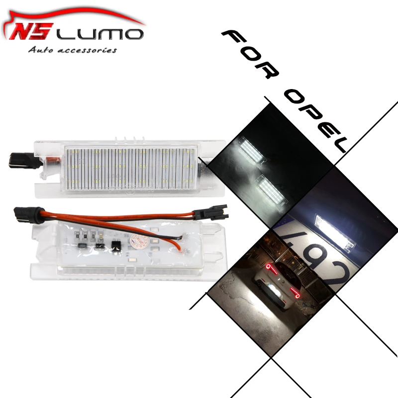 Xenon White LED License plate light lamp no error canbus 3528 SMD LED License Number Light for Opel Zafira B Astra H J Corsa C D Xenon White LED License plate light lamp no error canbus 3528 SMD LED License Number Light for Opel Zafira B Astra H J Corsa C D