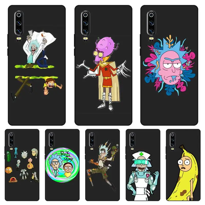 

P183 Rick And Morty Wonderful Black Silicone Case Cover For Huawei P8 P9 P10 P20 P30 Lite Pro P Smart Plus 2017 2019