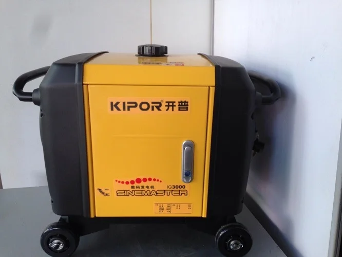 Shipping Inverter Generator IG3000 Kipor 2.6kVA 3.0kVA 220V/50Hz Silent