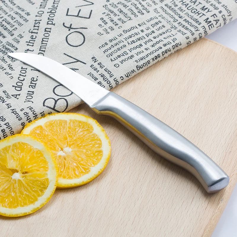 3.5inch Paring Knives Stainless Steel Kitchen Knife Slicing Fruit Vegetable Knives Curved Blade Carving knife Kitchen accessorie