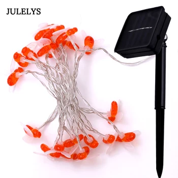 

10M 80 Bulbs Solar Powered LED Garland Bee String Lights Christmas Decorations For Garden Home Party Holiday Fairy Lights