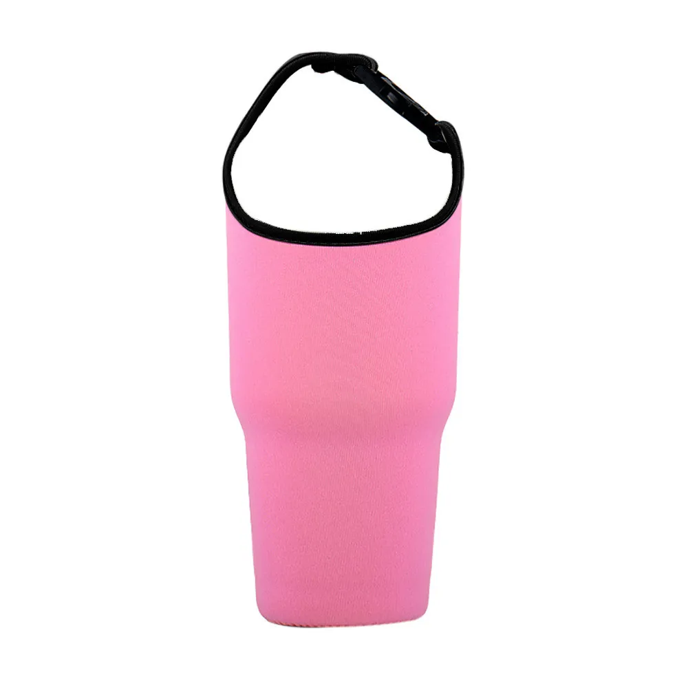 C Water bottle cover Cup thermos bottle portable covers Sleeve Carrying Pouch Bag Neoprene Water Bottle Case Holder Carrier J23 - Цвет: PK