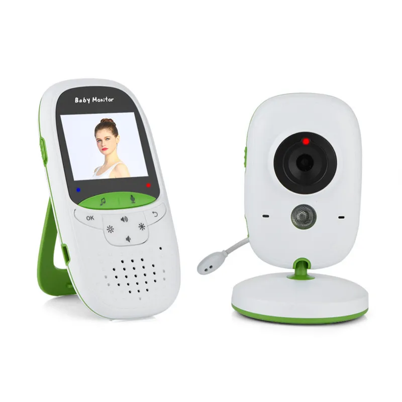Новинка 2019 года беспроводной видео зеленый цвет детские монитор с высоким разрешением Baby няня, безопасность Камера ночное видение