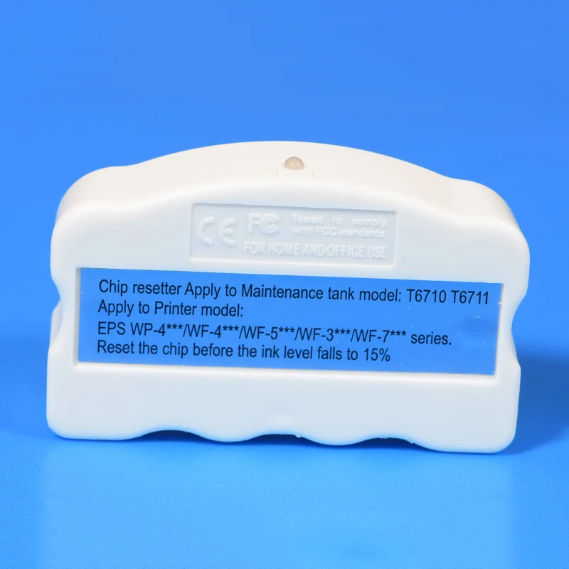

T6710 T6711 Waste Ink Maintenance Tank Chip Resetter For epson WF-7710 WF-7715 WF-7210 WF-7110 WF-7610 WF-7620