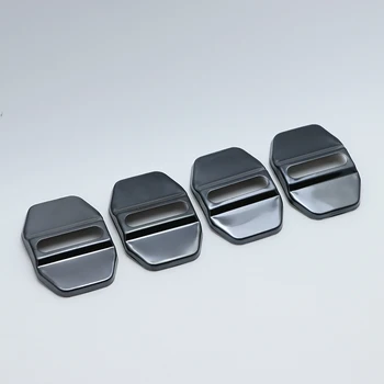 

4PCS Auto Case Steel Door Lock Buckle Protective Cover For Mercedes-Benz AMG A CLA C E S GLA GLC GLE GLS class Car Styling