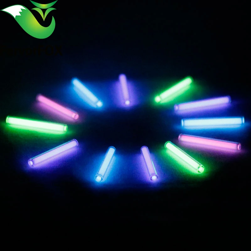 Online 1pc 3mm*22.5mm Automatic light 25 years tritium keychain key ring fluorescent tube lifesaving emergency lights