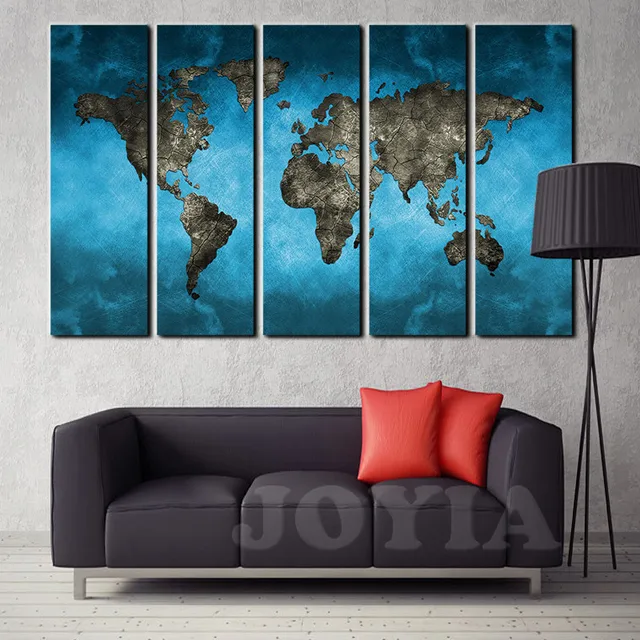 Large Canvas World Map Large Canvas World Map