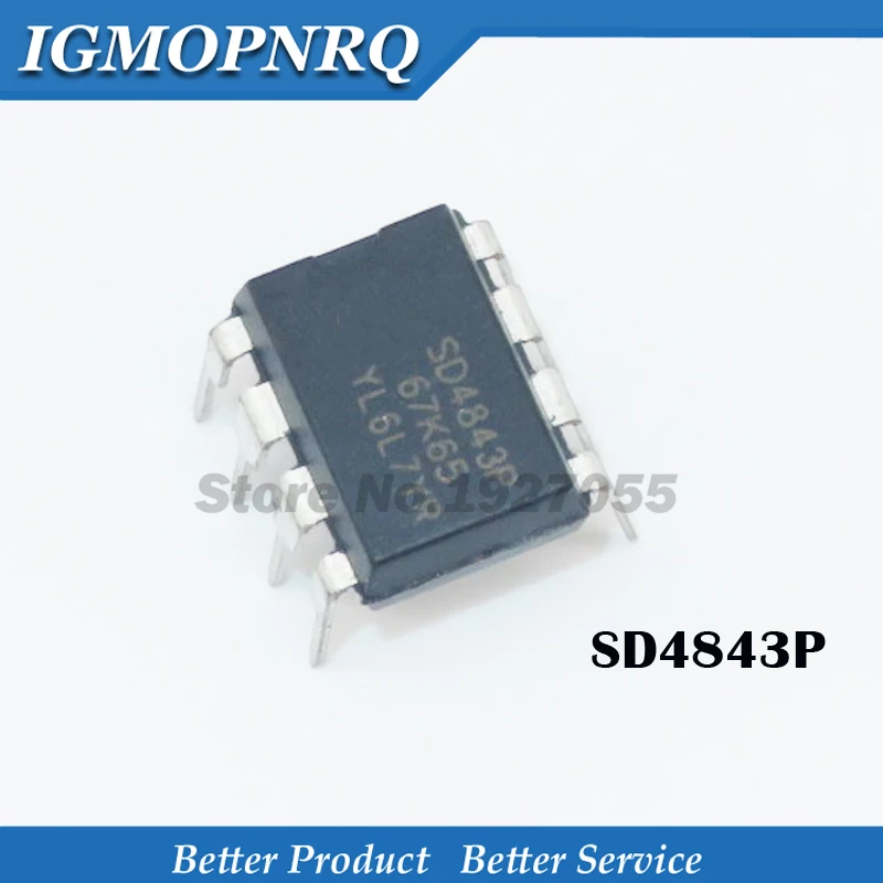 10pcs Sd4843p Dip-8 Sd4843 Dip 4843p 67k65 3483p Dip8 Low Switching ...