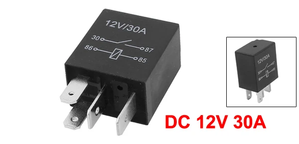 DC 12 Volt 30A 4 Pin Pins Auto Vehicle Motorbike Boat Lamp Relay