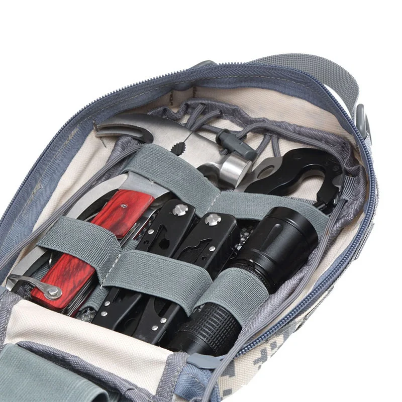 Тактический медицинский комплект выживания Кемпинг Аварийный пустой аптечка Военная поясная сумка для путешествий