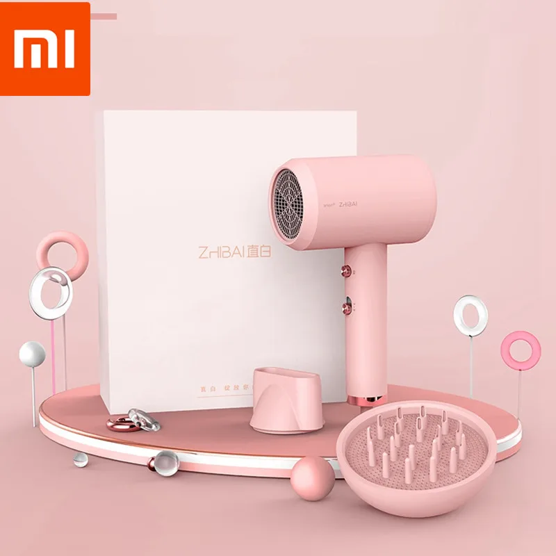 

Mini Anion Hair Dryer Portable Quick-drying Hair Tools 2 Speed Temperature Control Blow Dryer for Travel Home Appliances