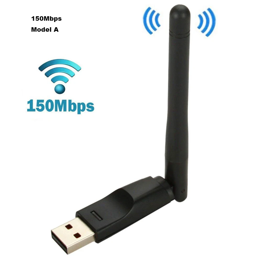 150Mbps Model A Беспроводной USB Wifi адаптер Бесплатный драйвер 150 Мбит/с Lan USB Ethernet 2,4G Wi-Fi сетевая карта Wifi ключ 802.11b/g/n - Цвет: 150Mbps Model A