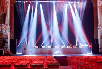 

Laeacco Stage Backdrops Shiny Spotlight Seat Musical Show Kid Child Portrait Photographic Backgrounds Photocall Studio