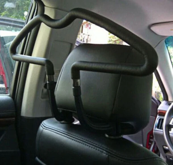 

Universal Car Seat Clothes Jacket Suit Holder Metal Coat Hanger Car Accesseries Black