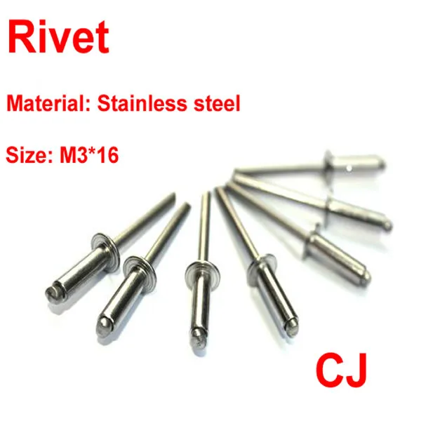 SUS304 Mushroom Head Self plugging Rivet M3*16rivets riveterrivet