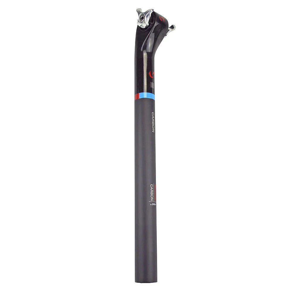 Superlogic الكربون كامل seatpost دراجة مقعد آخر mtb الطريق دراجة دراجة seatpost 27.2 30.8 31.6*400 ملليمتر ud ماتي أجزاء offset5