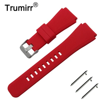 

21mm 22mm Quick Release Silicone Rubber Watchband for Omega Stainless Steel Buckle Watch Band Wrist Strap Belt Bracelet Black