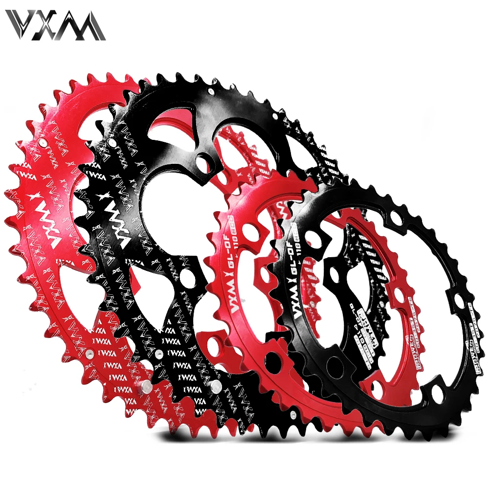 

VXM Road Bicylcle 110BCD 35/50T Oval Chainwheel Kit Bike 7075-T6 Alloy Ultralight Ellipse Climbing Power Chainring Plate