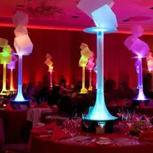 Лот из 5 пульт дистанционного управления с перезарядкой Led Центральные элементы для канделябра для хрустальный канделябр