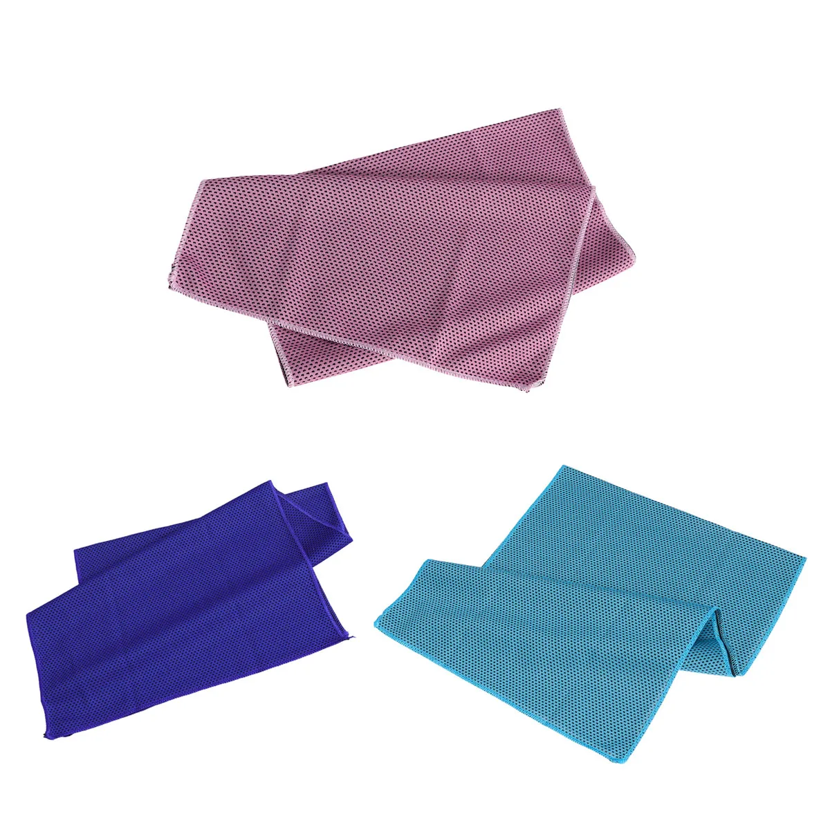 3pcs Instant Cold Cooling Towel Fast Drying Swimming Towel Sweat