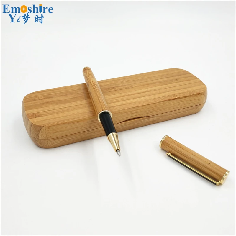 Emoshire Factory supply creative bamboo signature pen set bamboo pen custom Yiwu spot wholesale (3)