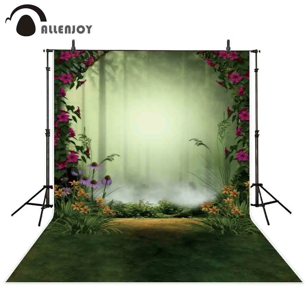 Allenjoy Профессиональный Фотофон сказочный эльфийский Мисти вход в лес
