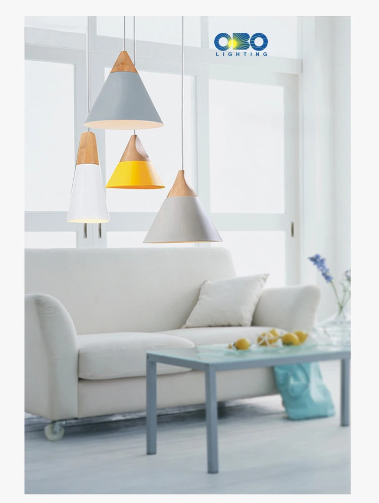 Современный окрашенный алюминиевый абажур, подвесной светильник для кофейни, столовой, подвесной светильник, шнур 1-1,5 м, провод E27 110*240 в