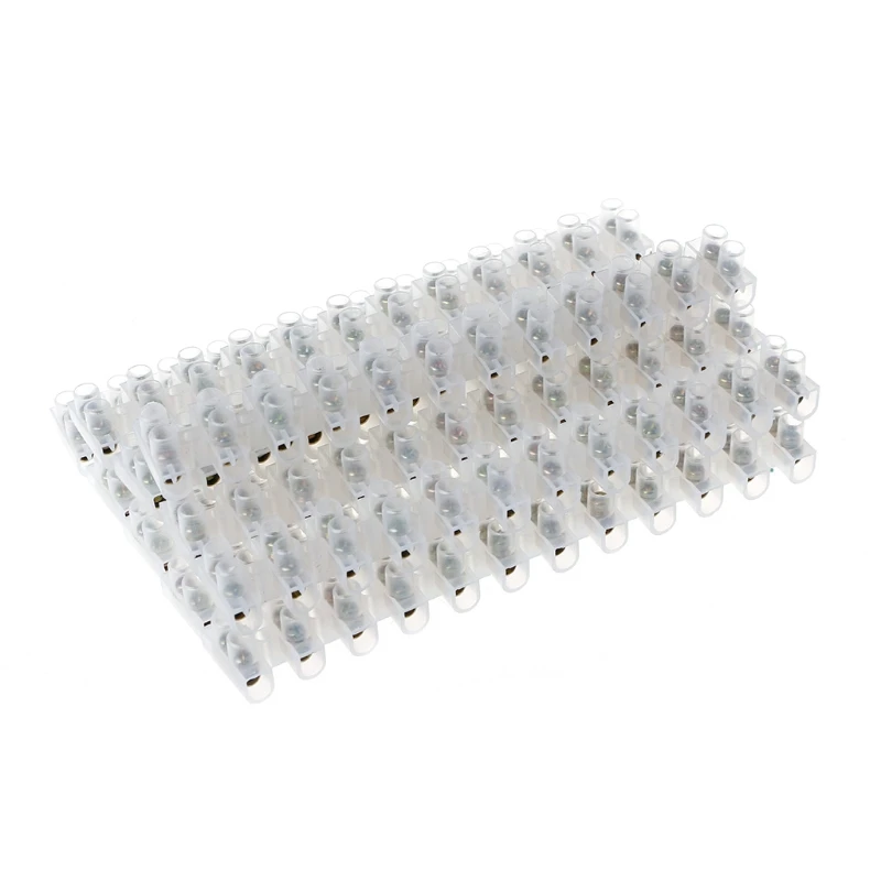 

10 Pcs 3A 12 Way Terminal Block Barrier Connector Electrical Wire Joiner Strip Clear