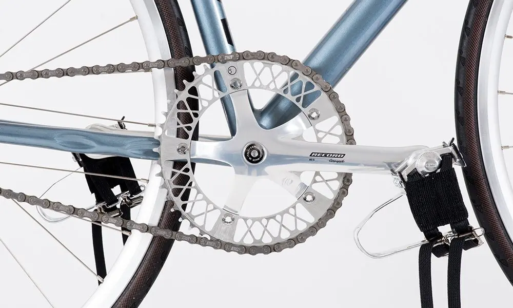 

Fixed Gear Bike Crankset CNC chain wheel 52T Track bike Sprocket Cranks 144BCD Single Speed road Bicycle Crank set