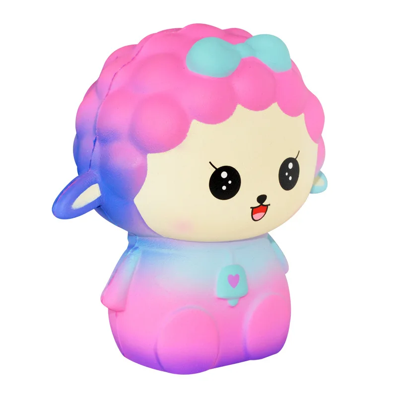 Jumbo Kawaii милые Galaxy овец Squishy Хлеб крем ароматизированный медленный нарастающее при сжатии игрушки моделируется питания стресса игрушка 12*8 см