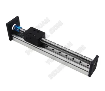 

200MM 8Inch Stroke Mobile Sliding Table module Square Rail SFU1605 Ballscrew Slide Cross Linear Stage guide platform XYZ Axis