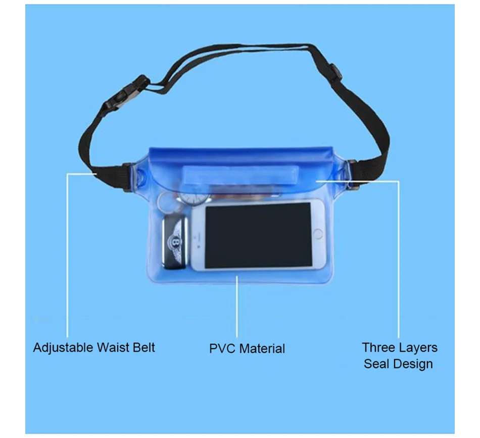 Водонепроницаемая сумка для мобильного телефона, водонепроницаемая сумка для телефона zakje tasche sac etanche, сумка для телефона, сухая сумка для плавания tas ming swim XA520WA