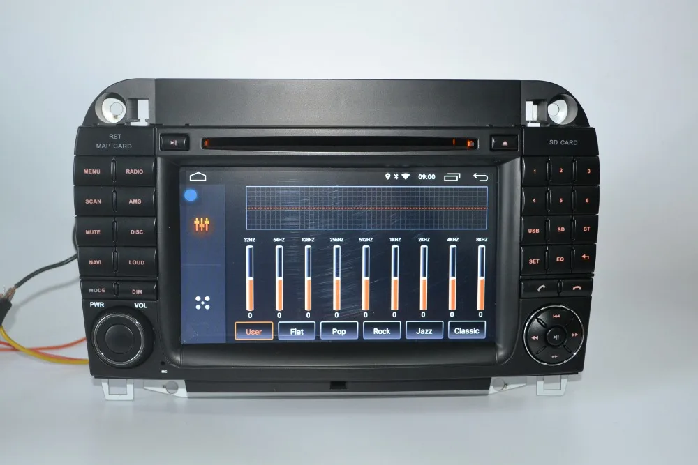 Sale 7 inch Android 9 Car  GPS Navigation 2din DVD  Radio Player for BENZ W220/W215/S280/S320/S350/S400/S500/s class 23