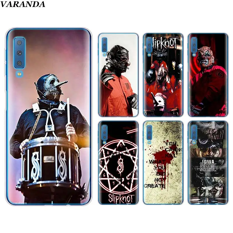 

Slipknot Clown Corey Taylor Silicone Phone case for Samsung Galaxy A7 A6 A8+Plus A9 2018 S10 Plus S10e M20 M30 TPU Soft case