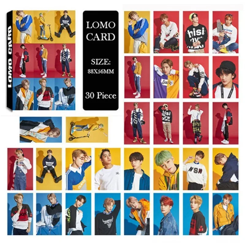 LOMO Card KPOP BIGBANG/EXO/BLACKPINK/GOT7/IKON/RED VELVET/SJ/NCT127/IZONE/TXT/TWICE/MONSTAX/Album Small Cards Photo Photocard