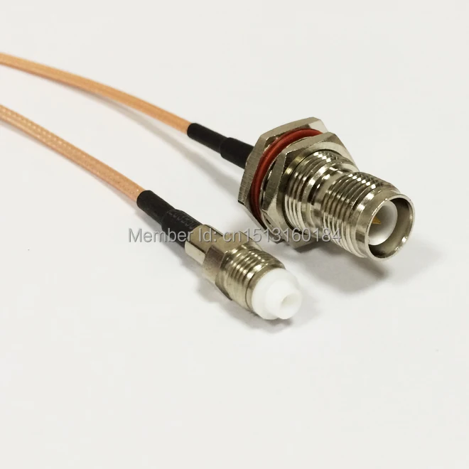 New Modem Coaxial Cable RP-TNC  Female Jack   To  FME Female Jack  Connector  RG316 Cable Pigtail 15CM 6