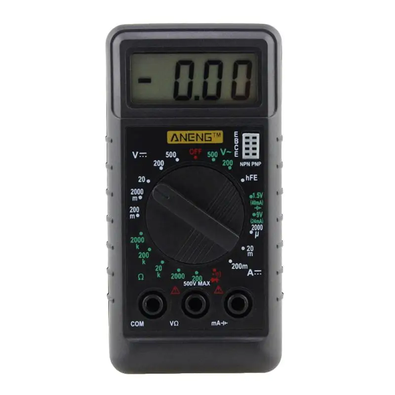 

mini pocket digital multimeter AC/DC resistance voltage ammeter voltmeter multitesters mini ohm testersr with buzzer E5M1