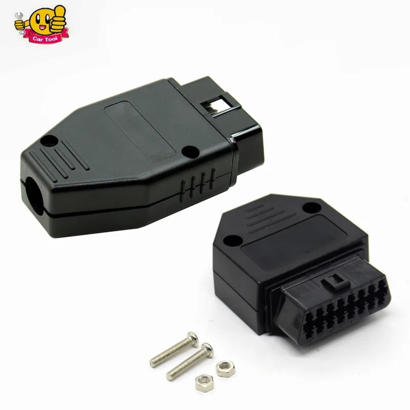 

Hot sales  j1962 wholesale J1962F normal OBD2 OBD 2 16 Pin Female connector with OBD adapter CNP free shipping