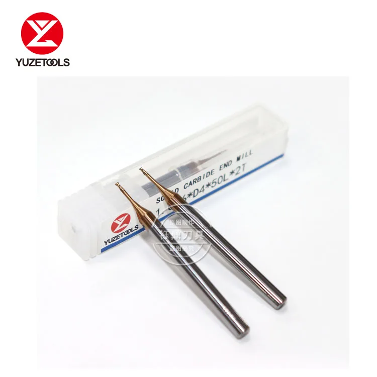 YUZETOOLS квадратный тип длинный шейный 2 флейты глубокий паз фрезы|Фреза| |