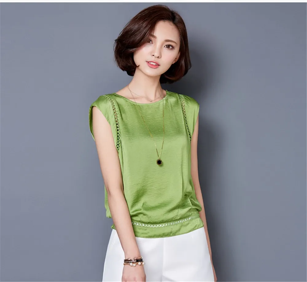 Big Size M-3XL Luxury Chiffon Tank Top For Women Summer Fashion Crop Tops Women\'s Sleeveless Tank Vest Tops Lady Sexy Camis (25)