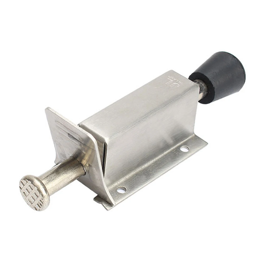 

Stainless Steel Door Access Patio Foot Lock Sliding For Home Hotel Anti-thief Deadbolt Hardware