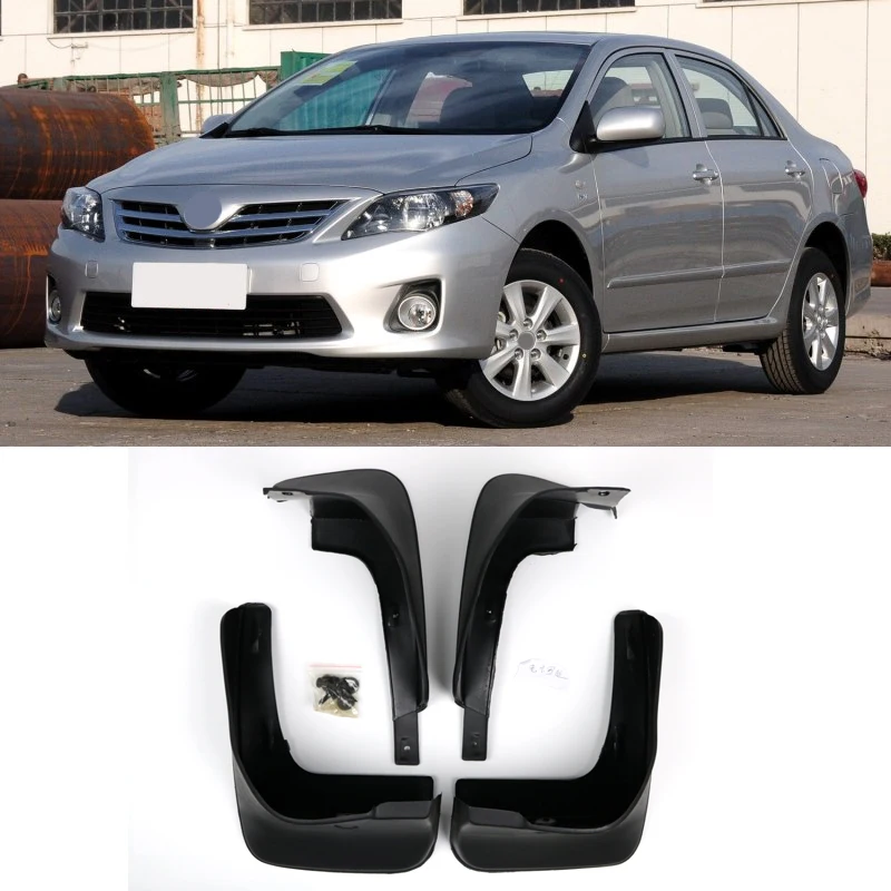 

For Toyota Corolla Altis E140 2007-2013 Mudflaps Splash Guards Mud Flap Front Rear Mudguards Fender 2008 2009 2010 Mud Flaps