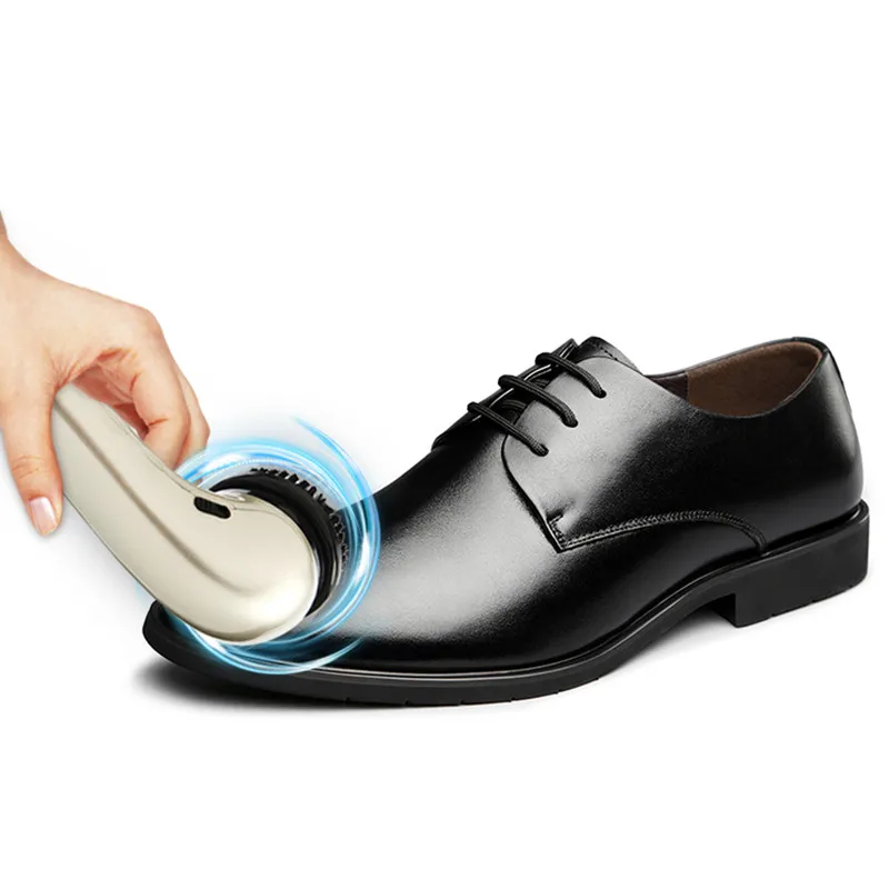 Портативный ручной автоматический Электрический ухода за кожей обувной щеткой обуви полировщик